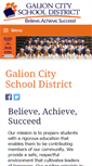Mobile Screenshot of galionschools.org