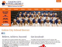 Tablet Screenshot of galionschools.org